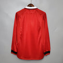 Camisa Manga Longa Manchester United 1999 Umbro - Vermelho