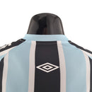 Camisa Grêmio I 22/23 - Preta, Branca e Azul - Umbro - Masculino Jogador