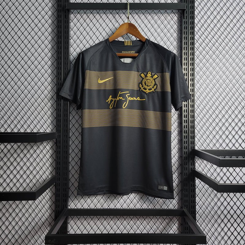 Camisa Ayrton Senna 2018/2019 Retrô Preta