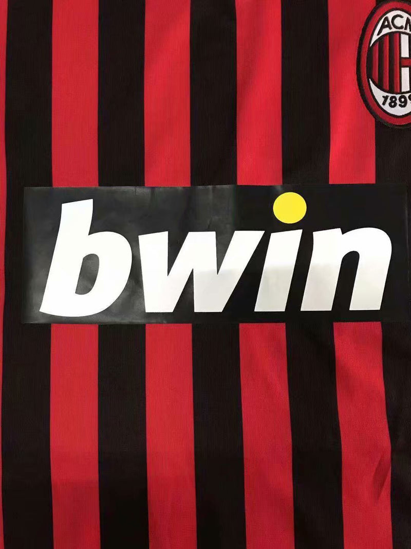 Camisa AC Milan 2008 Retrô