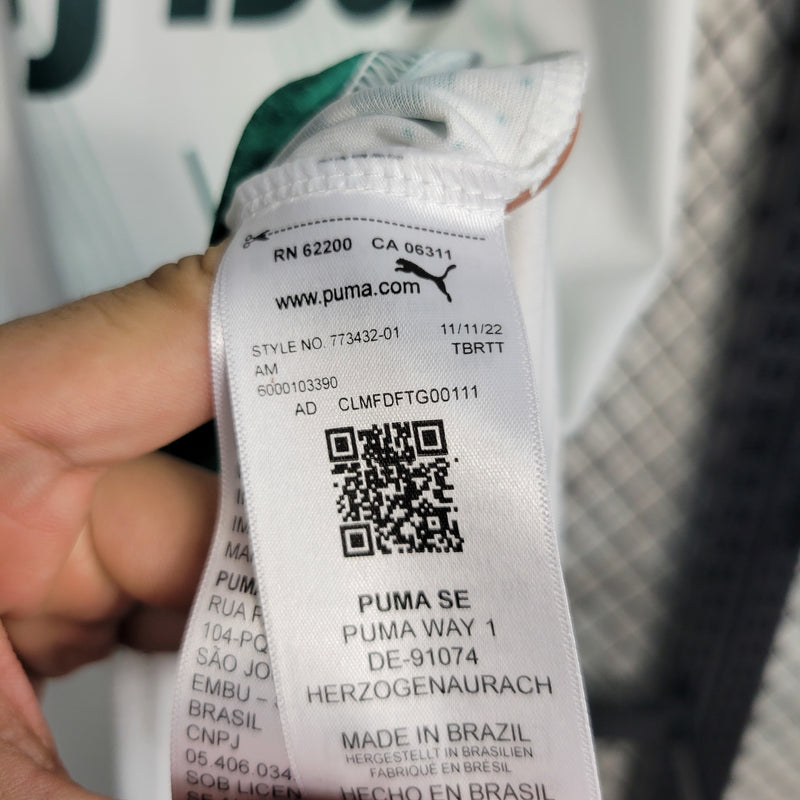 Camisa Palmeiras II 23/24 Torcedor Puma Masculina Branca